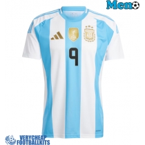 Argentina Julian Alvarez #9 Replica Home Shirt Copa America 2024 Short Sleeve